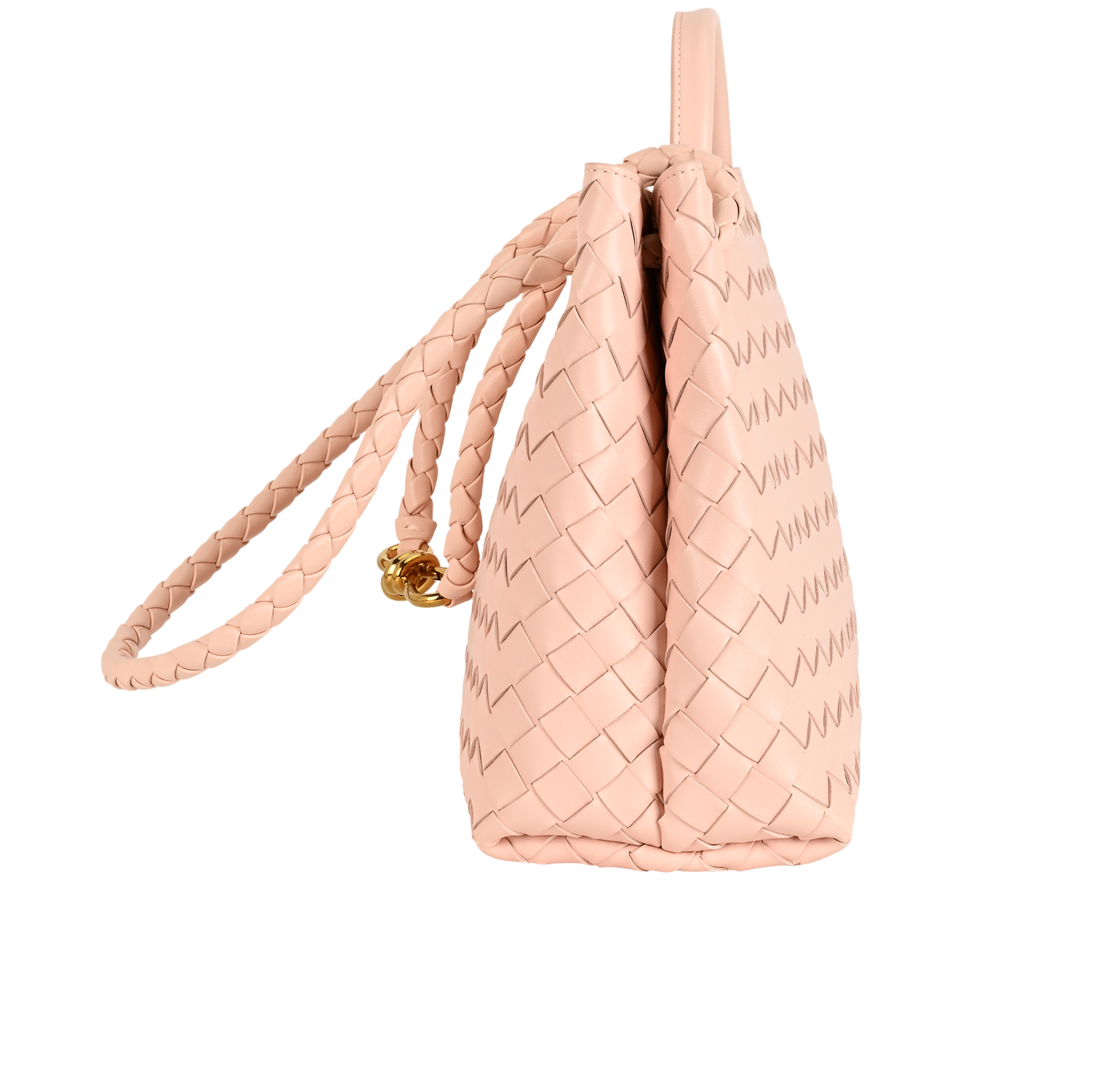 Medium Andiamo, &pound;3,300, Handbags, Pink, Leather, Bottom view